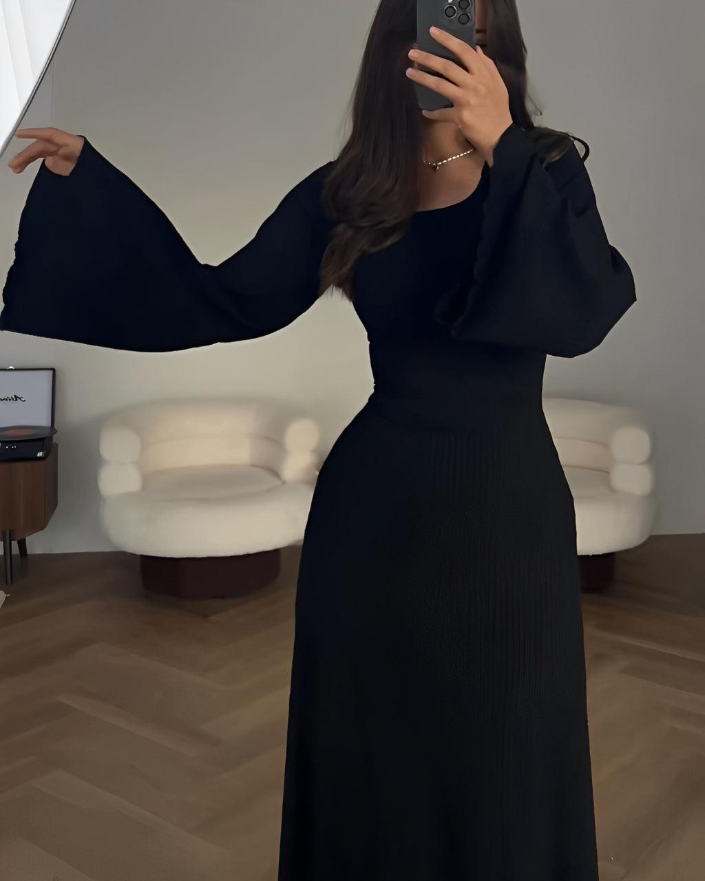 Åkesson™ | Elegant Stickad Maxiklänning