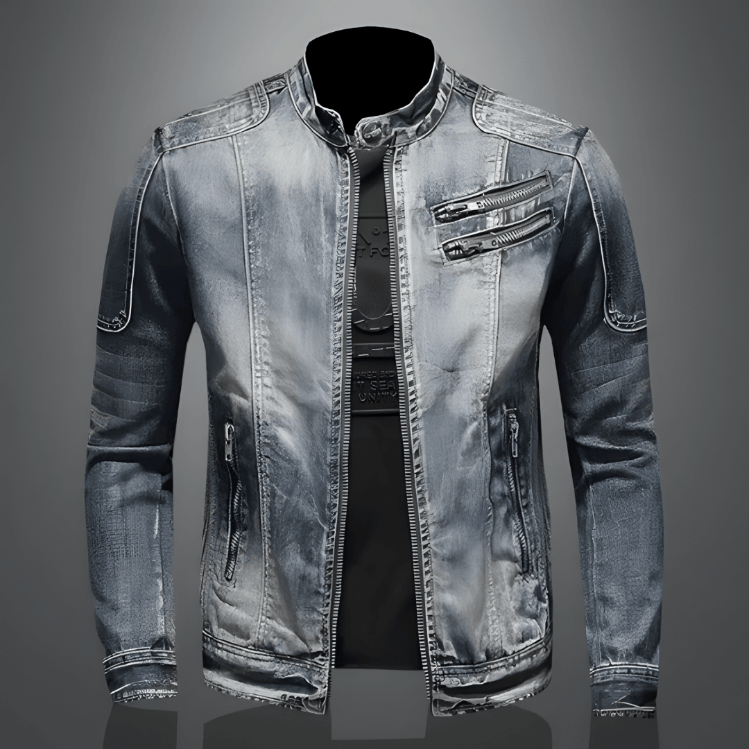 Mila | Retro Denim Jacket - Milafashion-se.com
