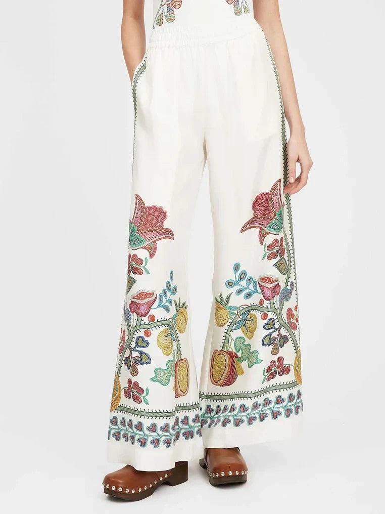 Florals And Fruits Print Set - Milafashion-se.com
