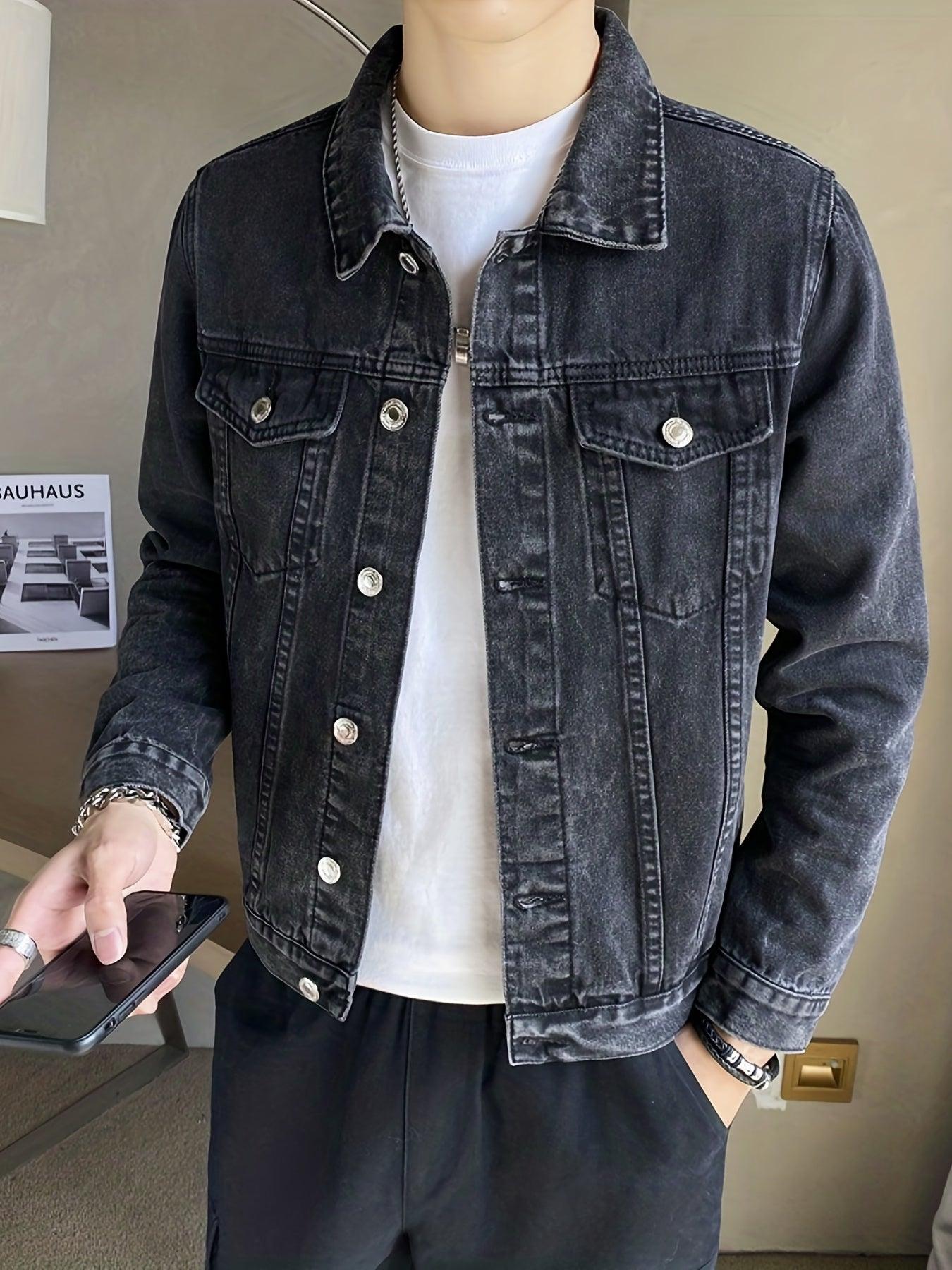 Lucas™ | Klassisk Jeansjacka - Milafashion-se.com