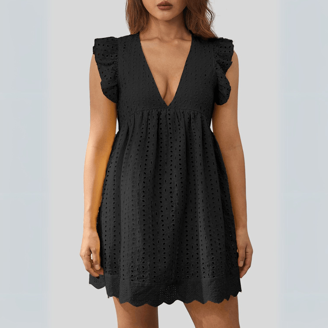 SVART KLÄNNING MED FICKOR - Milafashion-se.com