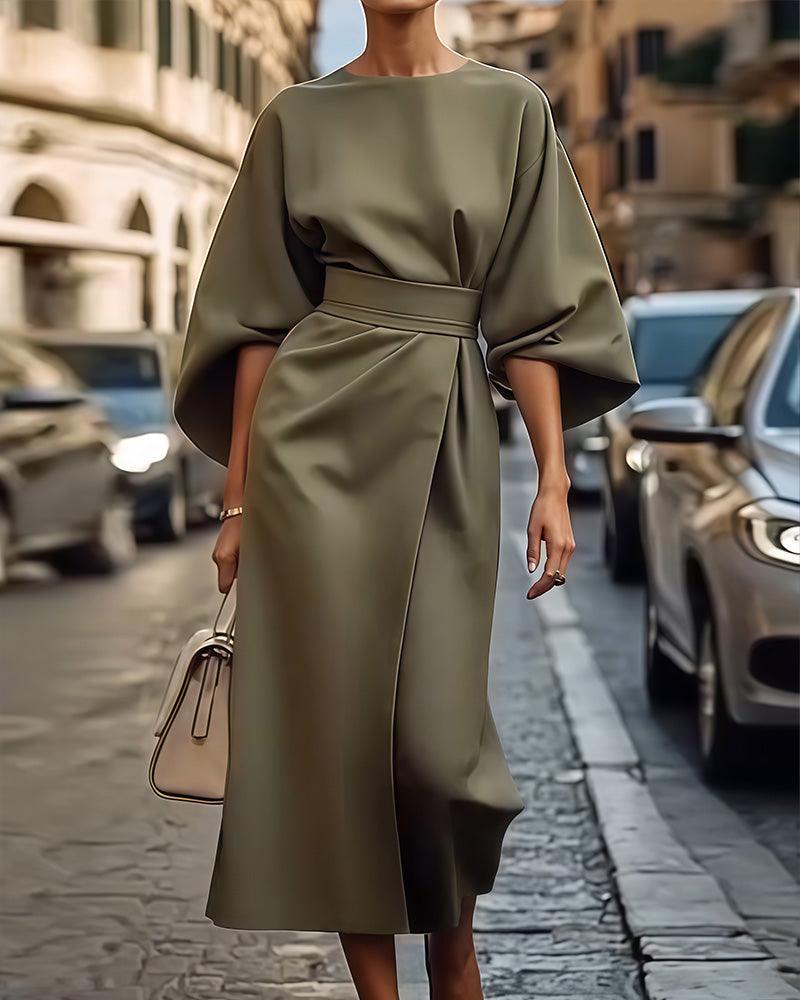 Ingrid™ | Elegant Klänning - Milafashion-se.com