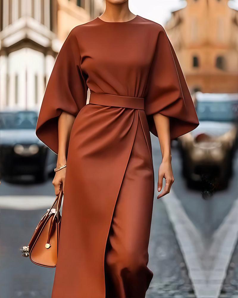 Ingrid™ | Elegant Klänning - Milafashion-se.com