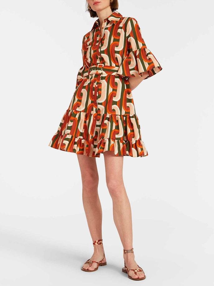 Elegant Sassy Dropped waist Mini Dress - Milafashion-se.com