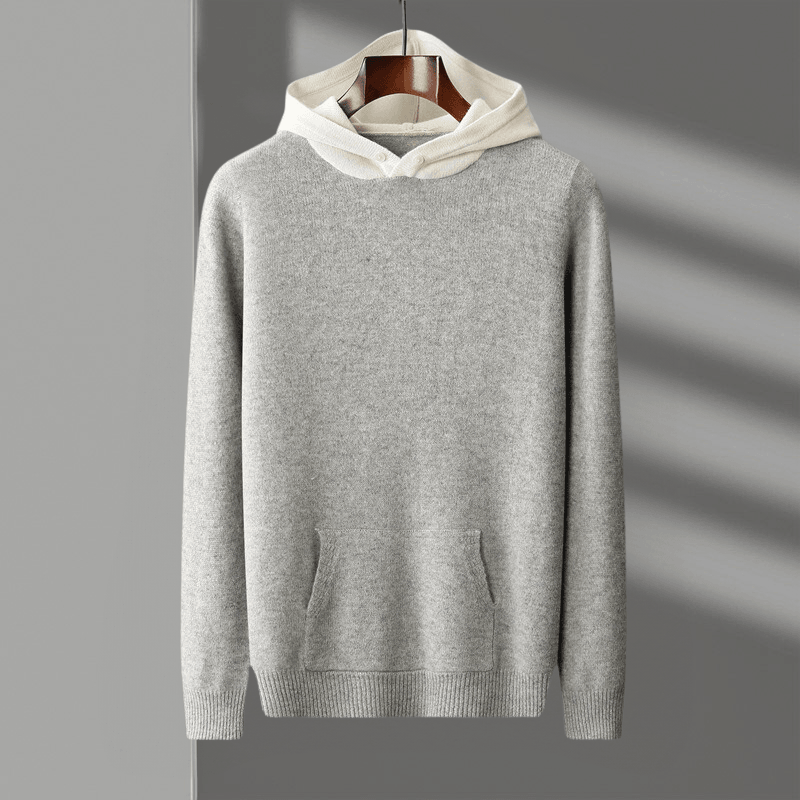 Arden - Hoodie i merinoull