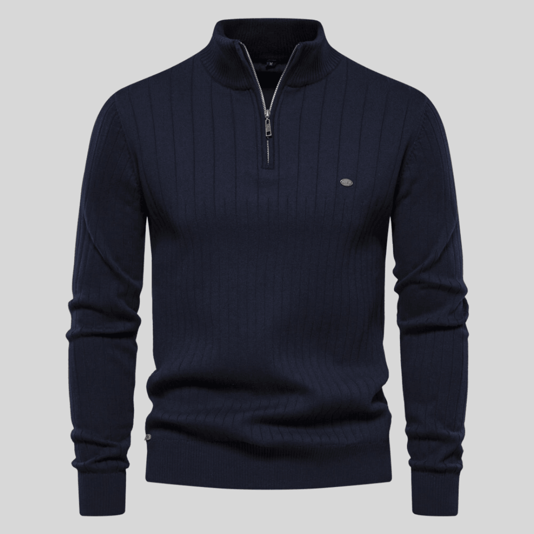 Oscar™ | Bekväm Tröja med Dragkedja - Milafashion-se.com