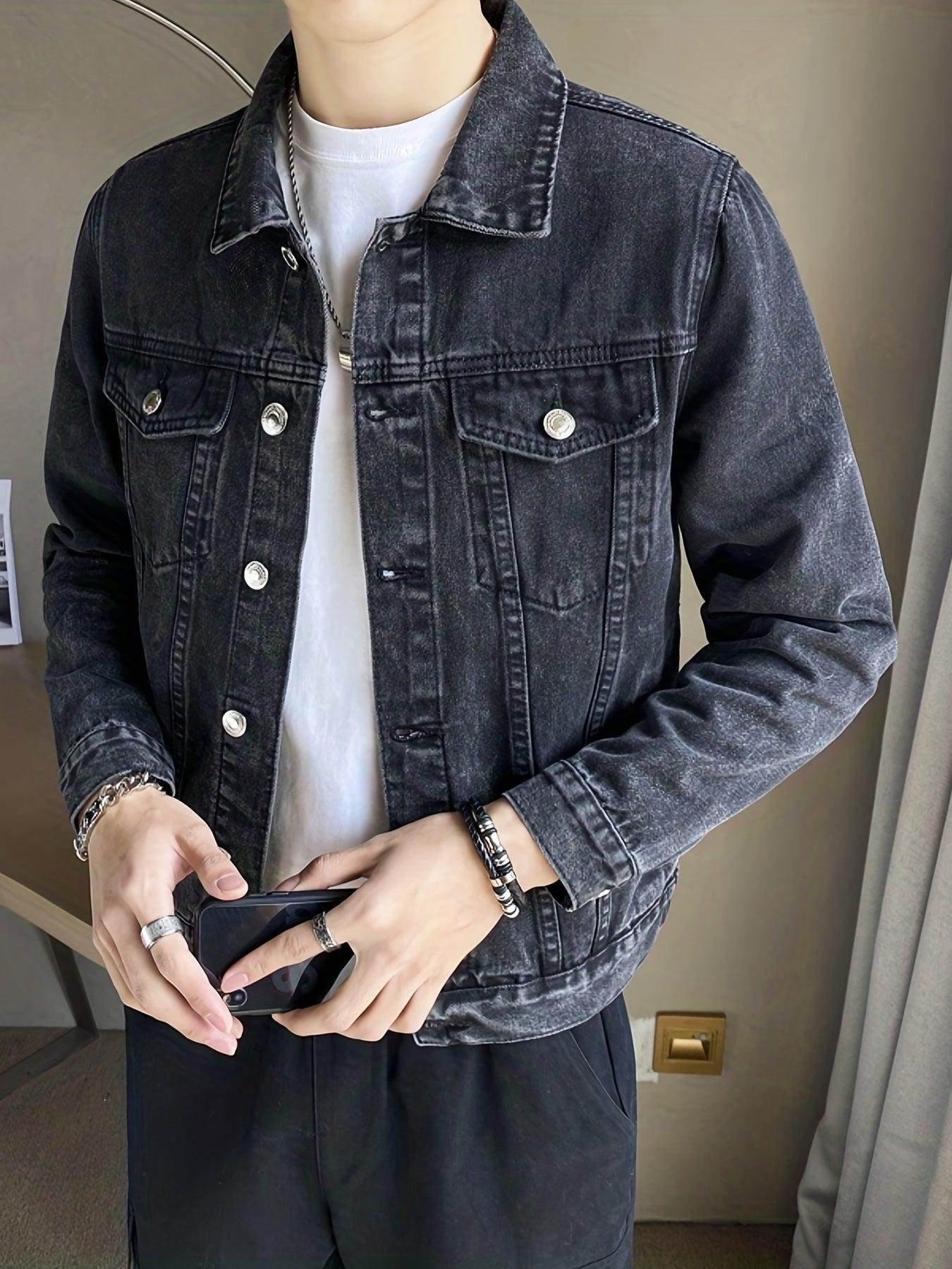 Lucas™ | Klassisk Jeansjacka - Milafashion-se.com