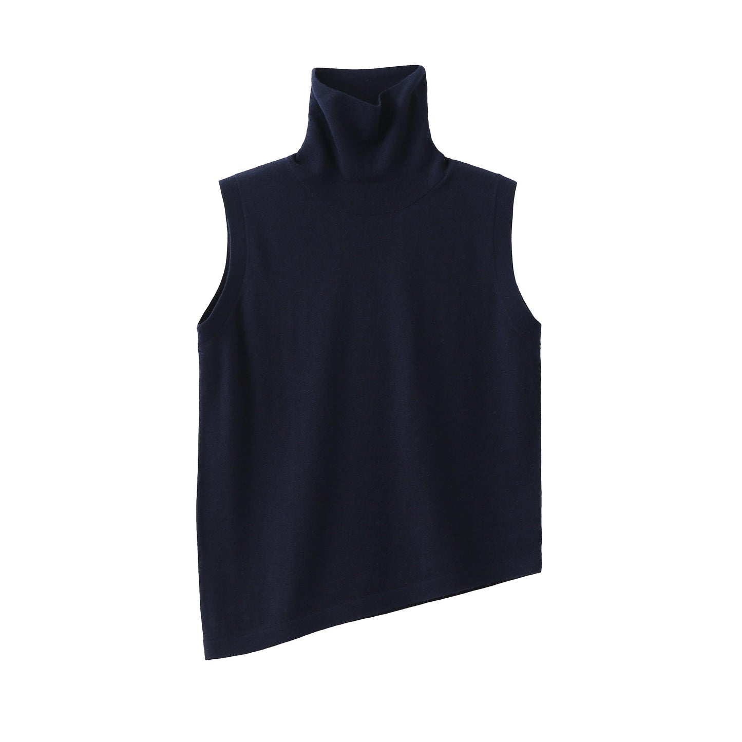LUSSO Acrilico Crop Turtleneck Sweater - Milafashion-se.com