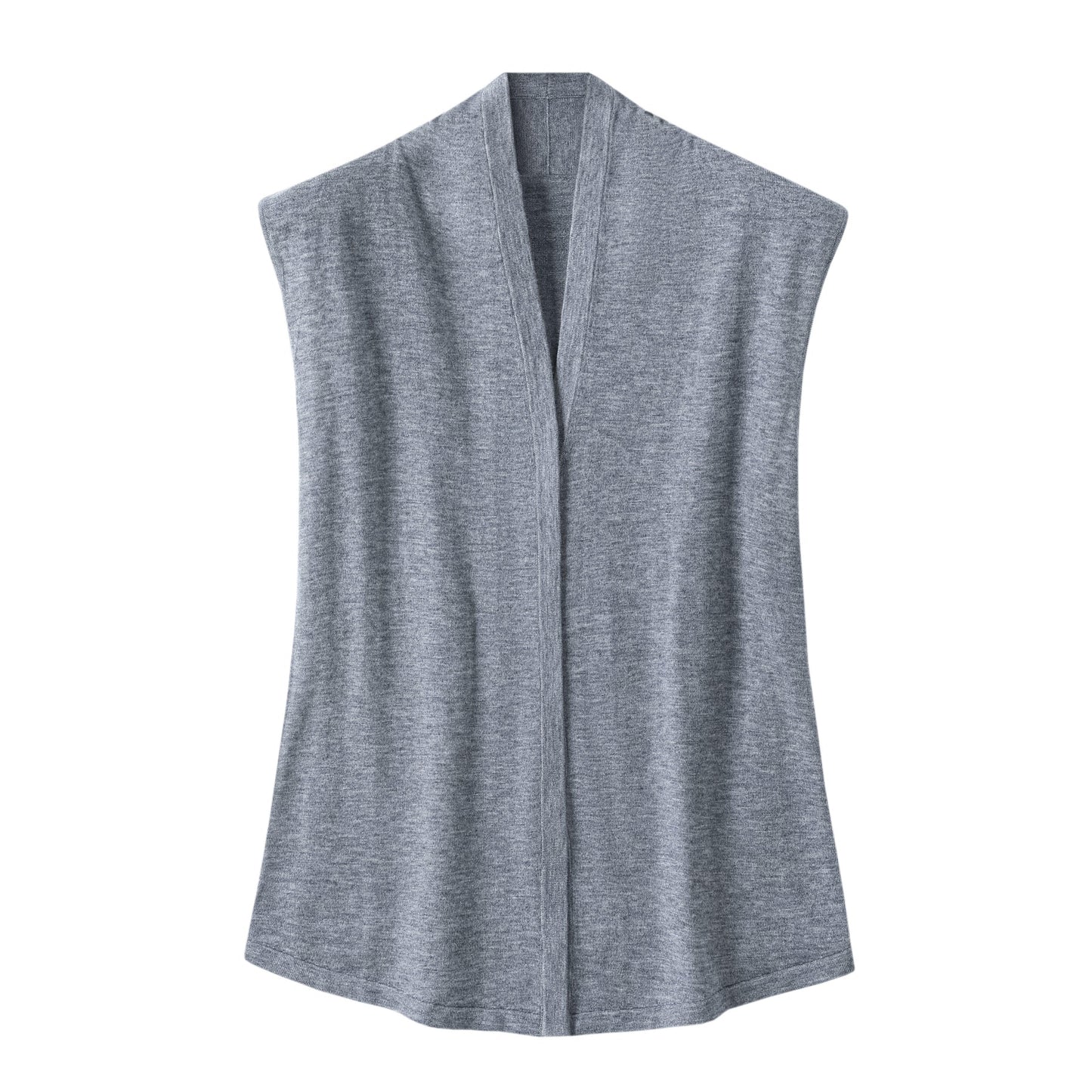 LUSSO Acrilico Sleeveless Cardigan - Milafashion-se.com