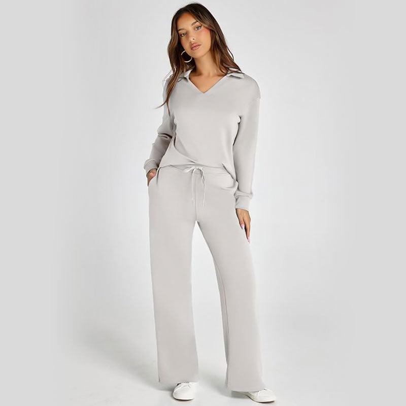 Luna Lounge Set – 2-delat mjukisset för kvinnor. - Milafashion-se.com