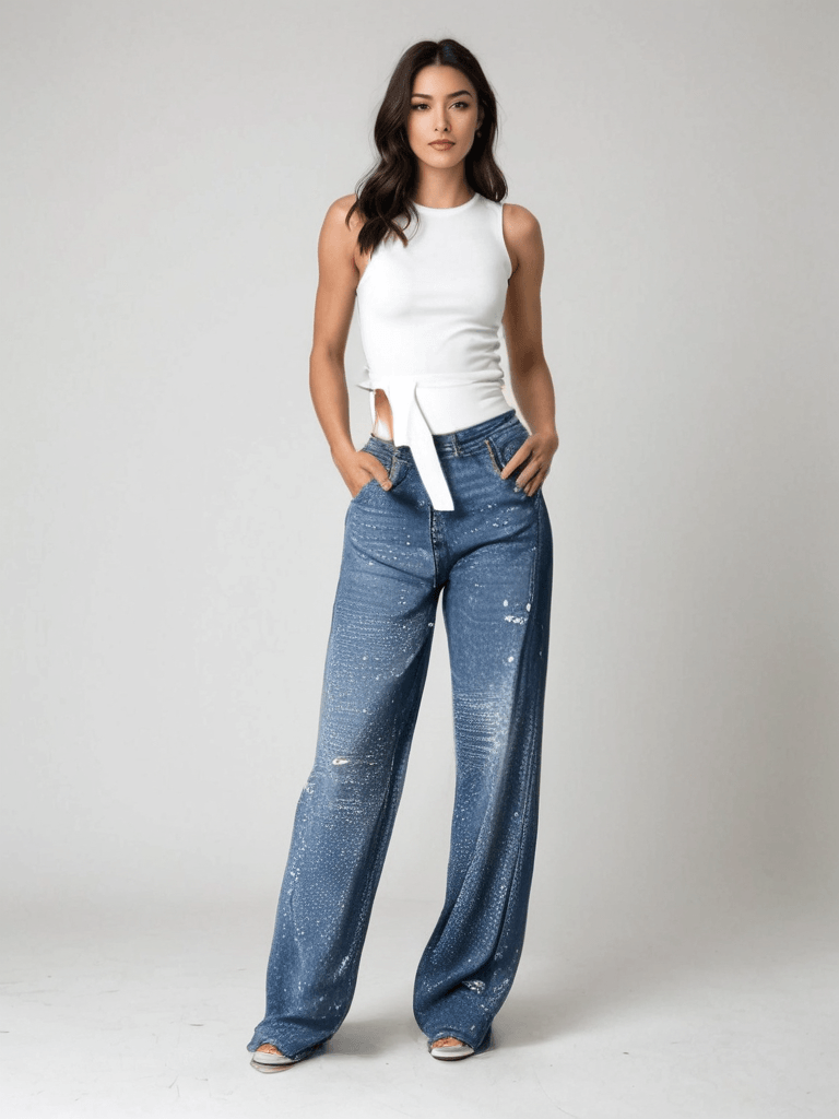 Juni™ | Diamantbyxor - Milafashion-se.com