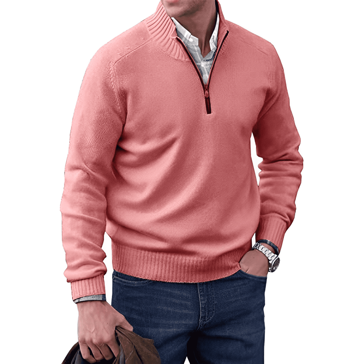 Silvano™ | Zip-Pullover i Elegant Design - Milafashion-se.com