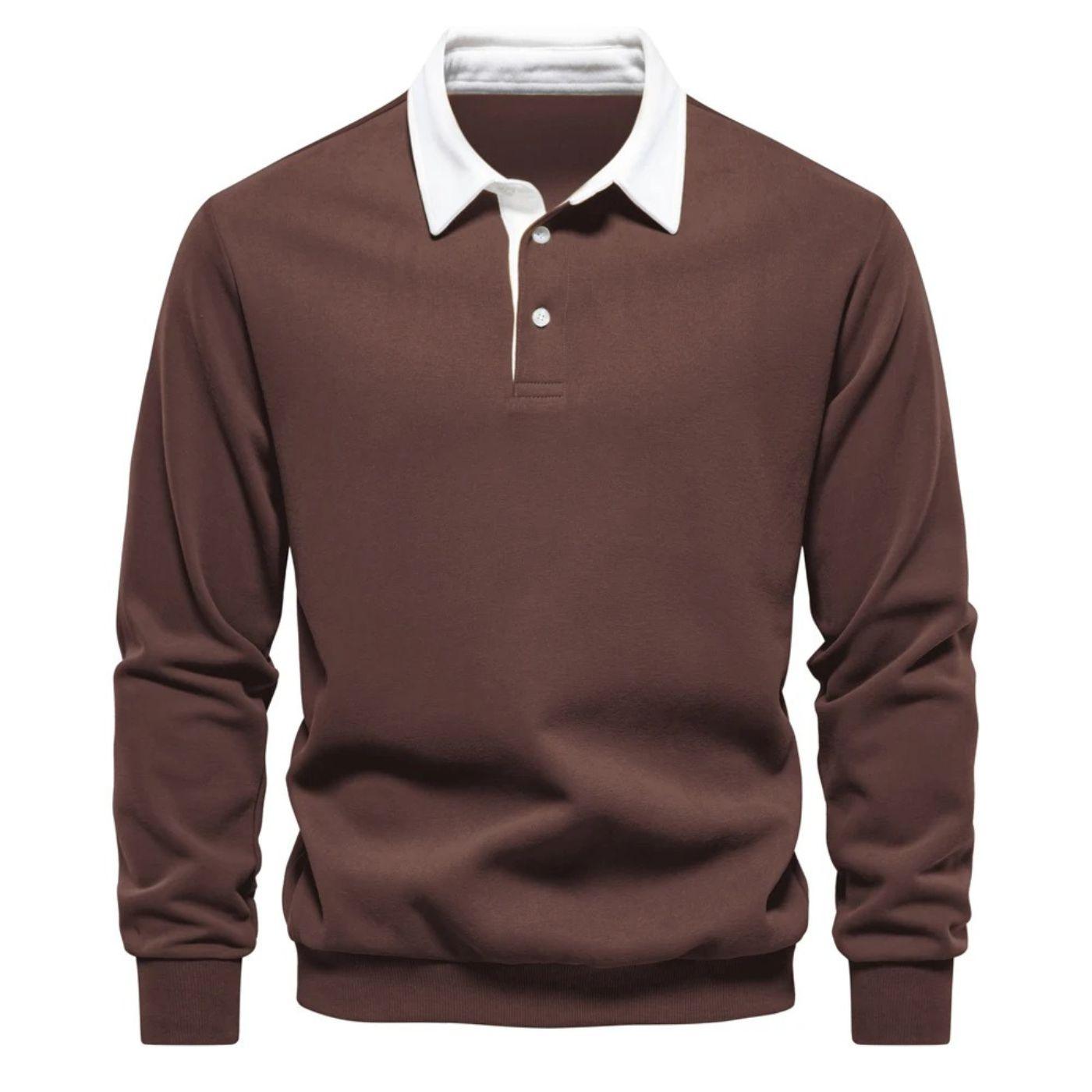 Grahn™ | Pikétröja med Långa Ärmar - Milafashion-se.com