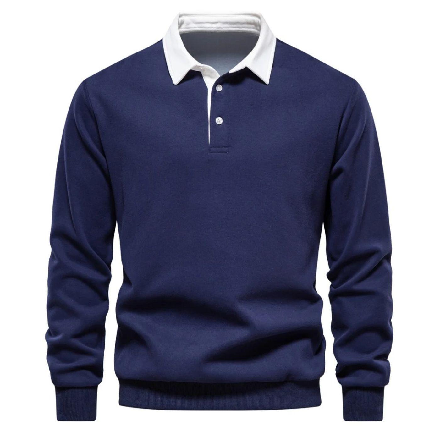 Grahn™ | Pikétröja med Långa Ärmar - Milafashion-se.com