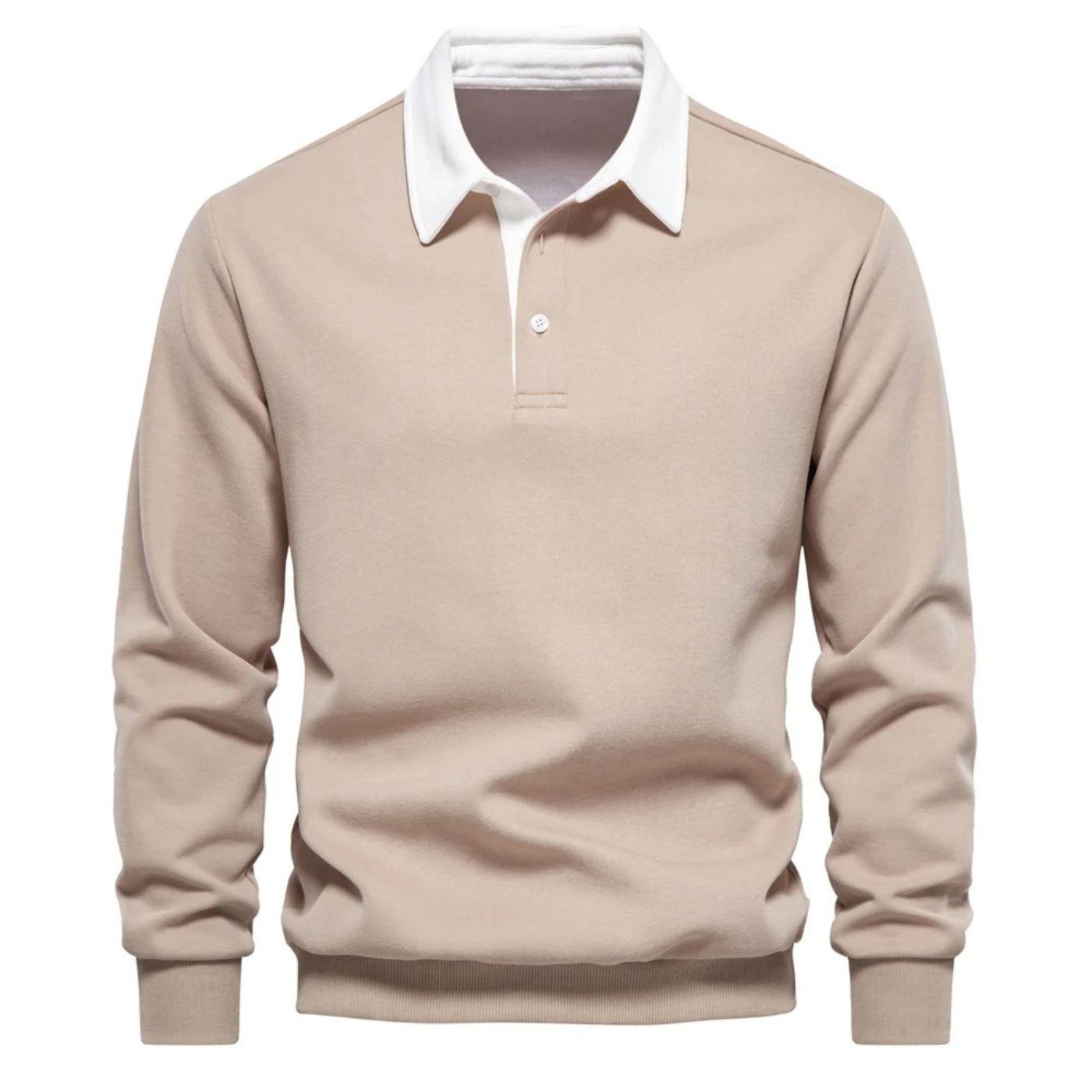 Grahn™ | Pikétröja med Långa Ärmar - Milafashion-se.com