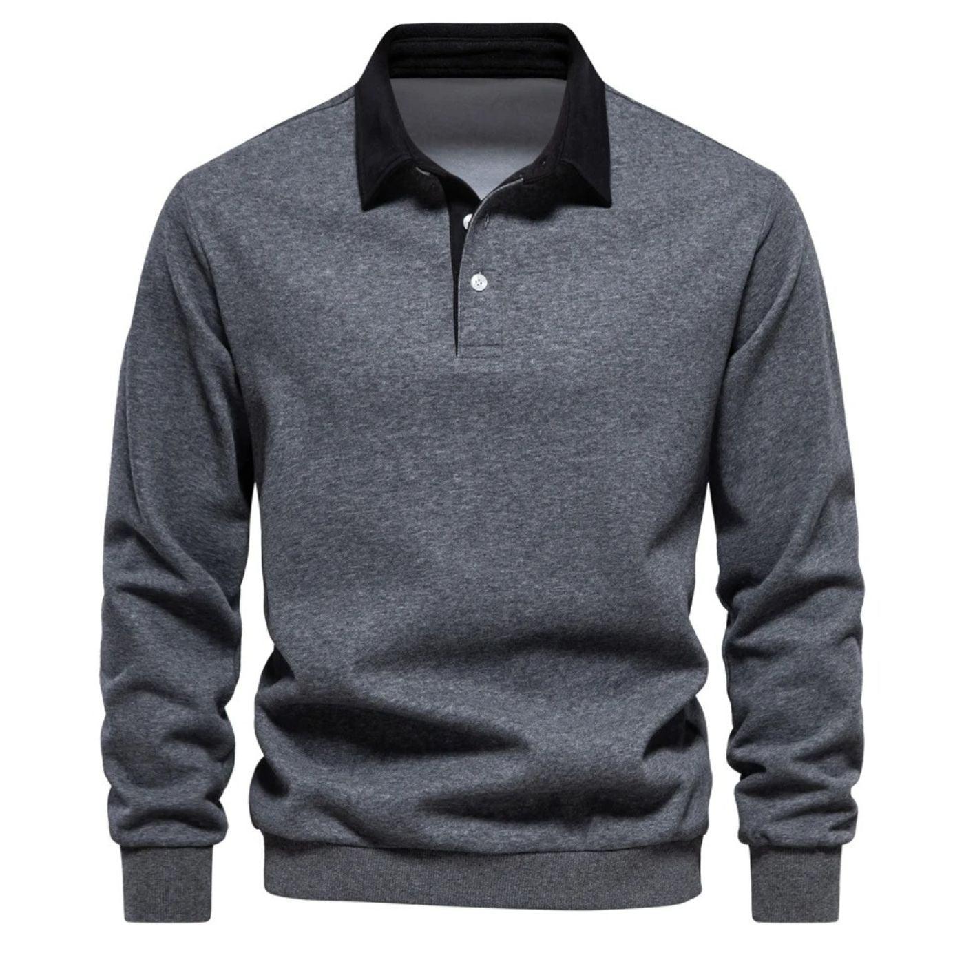 Grahn™ | Pikétröja med Långa Ärmar - Milafashion-se.com