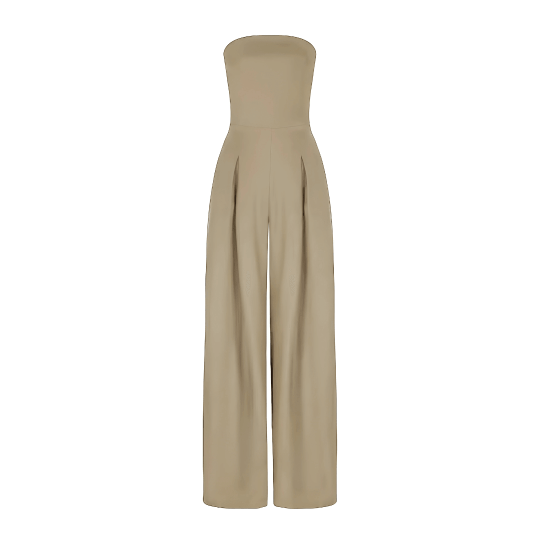 Ellen™ | Axelbandslös Jumpsuit - Milafashion-se.com