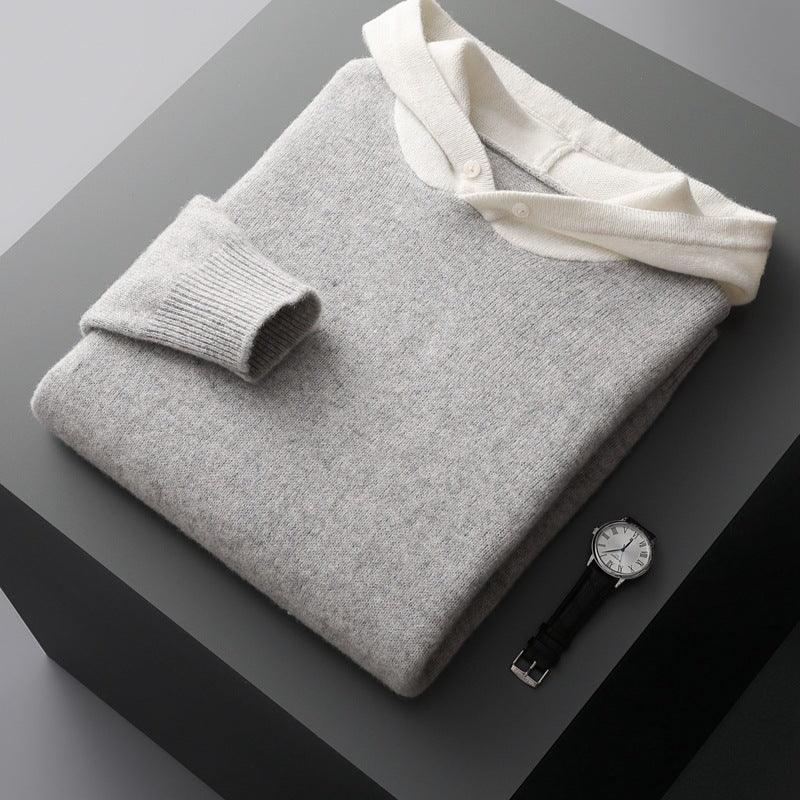 Arden - Hoodie i merinoull