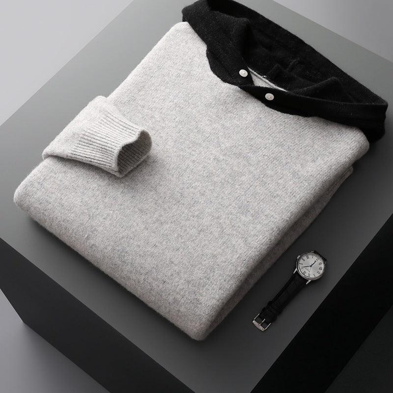 Arden - Hoodie i merinoull