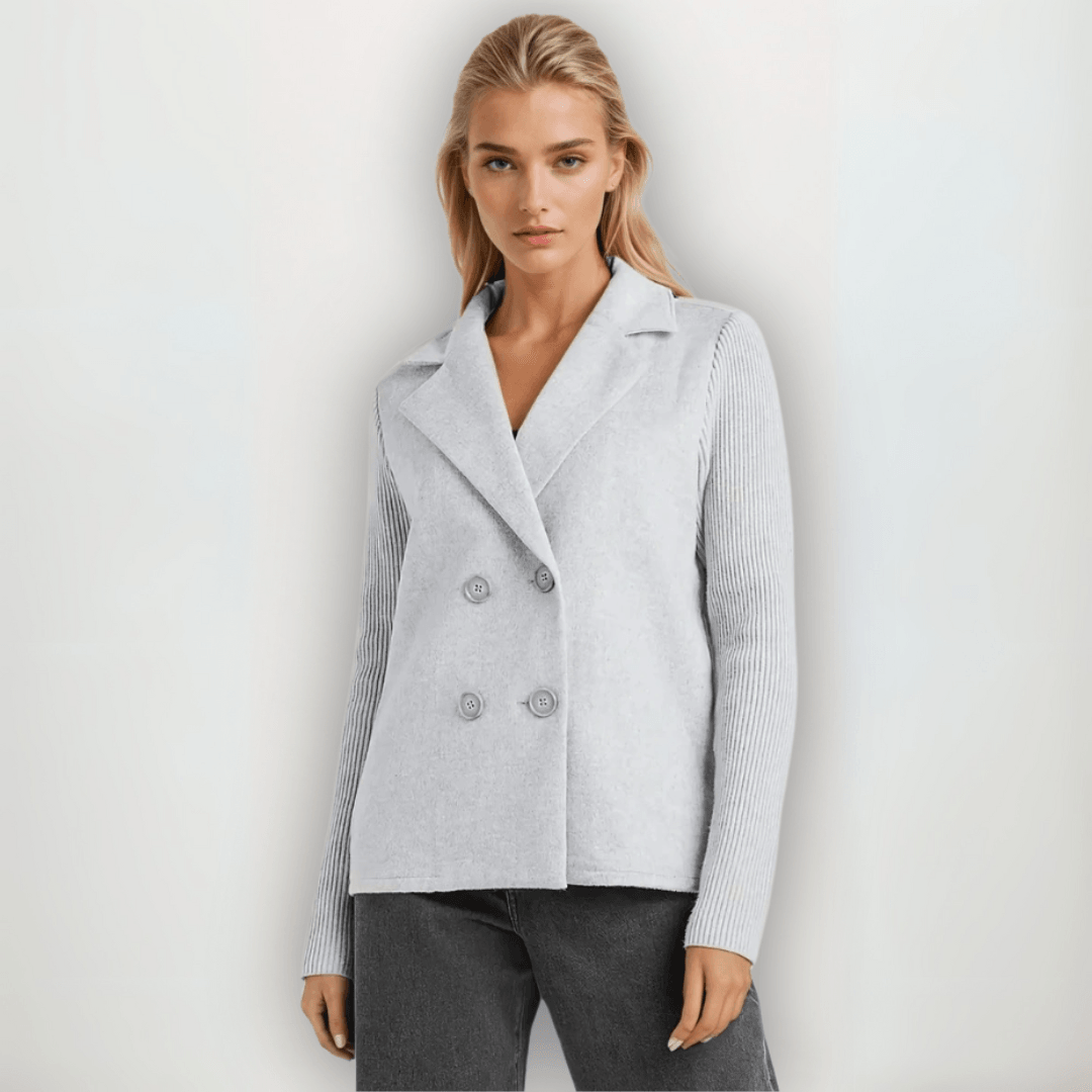 Riley™ | Knitted Blazer Coat - Milafashion-se.com