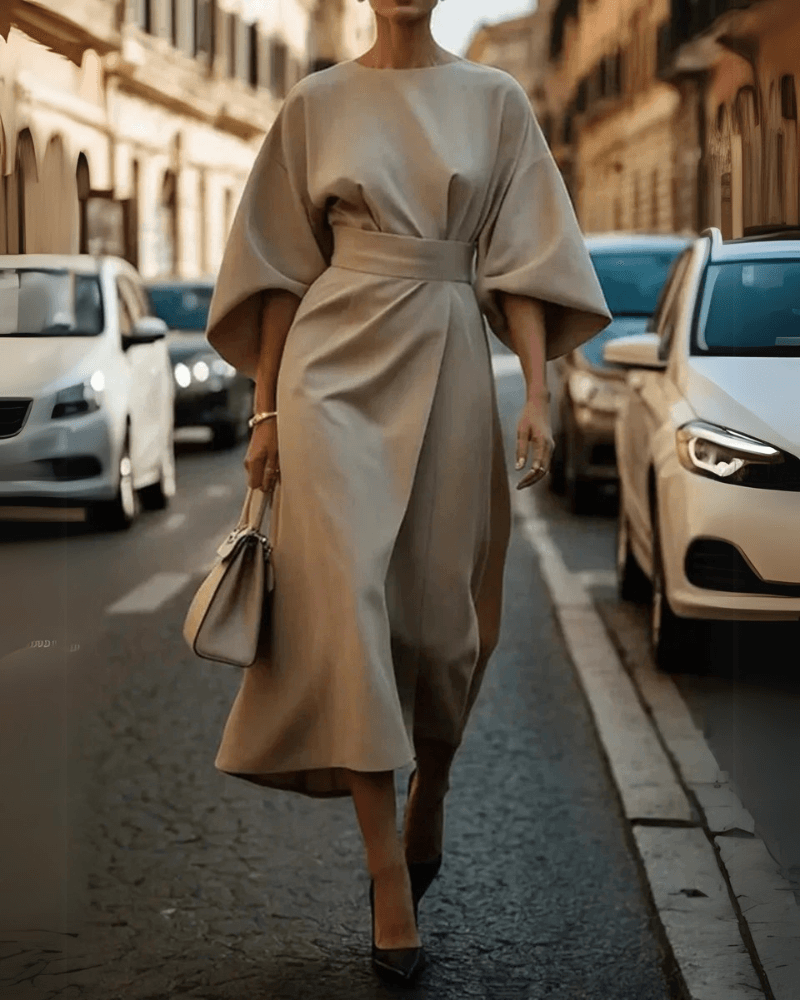 Ingrid™ | Elegant Klänning - Milafashion-se.com