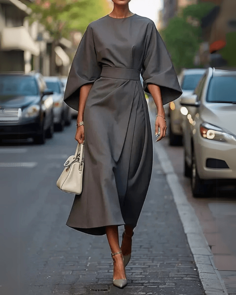 Ingrid™ | Elegant Klänning - Milafashion-se.com