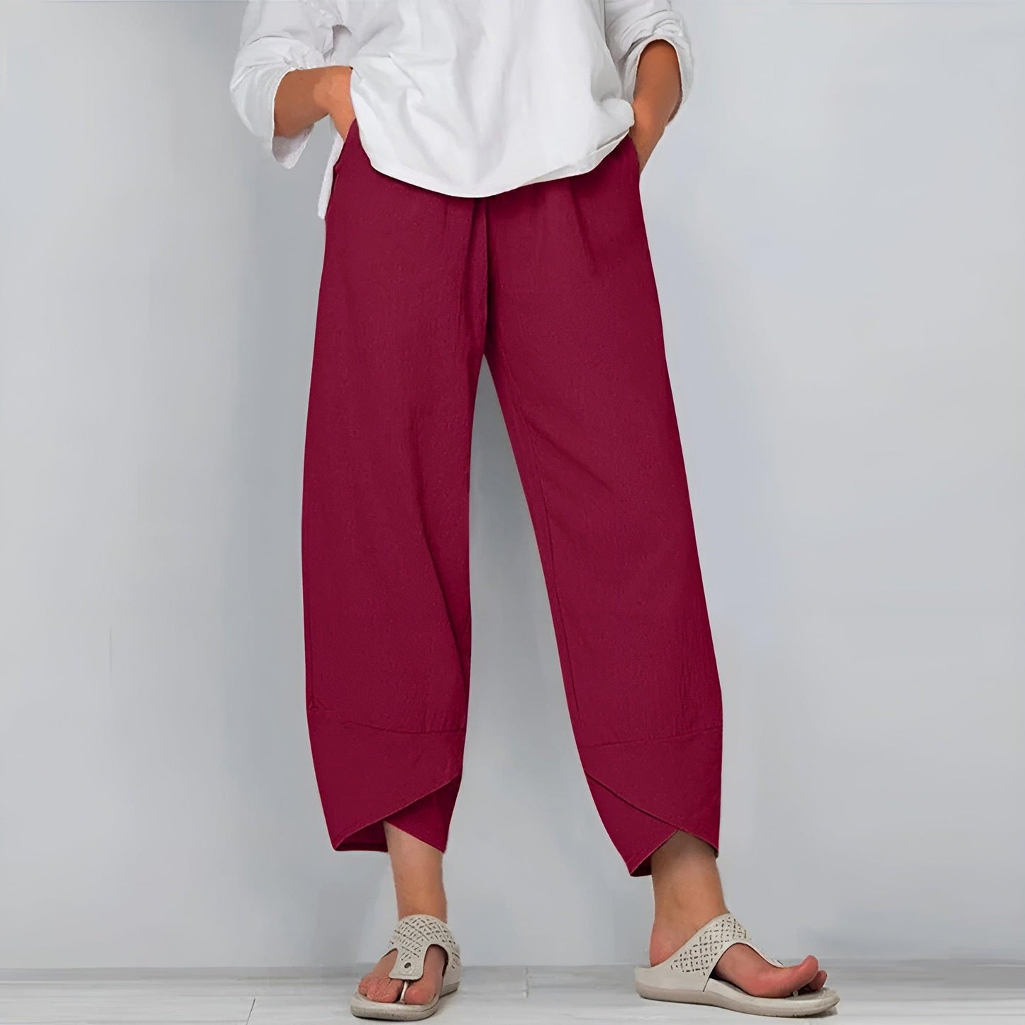 Elina™ | Vida Byxor med Stil och Komfort - Milafashion-se.com