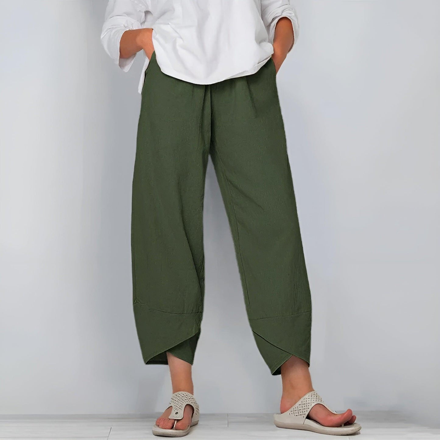 Elina™ | Vida Byxor med Stil och Komfort - Milafashion-se.com