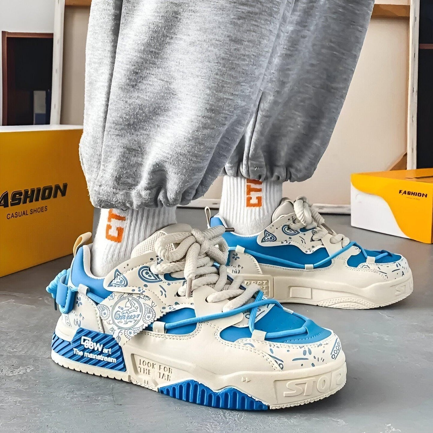SIMON | TRENDIGA SNEAKERS - Milafashion-se.com