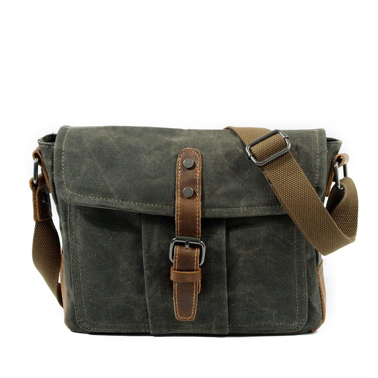 Lundgren™ | Liten Canvasaxelväska - Milafashion-se.com