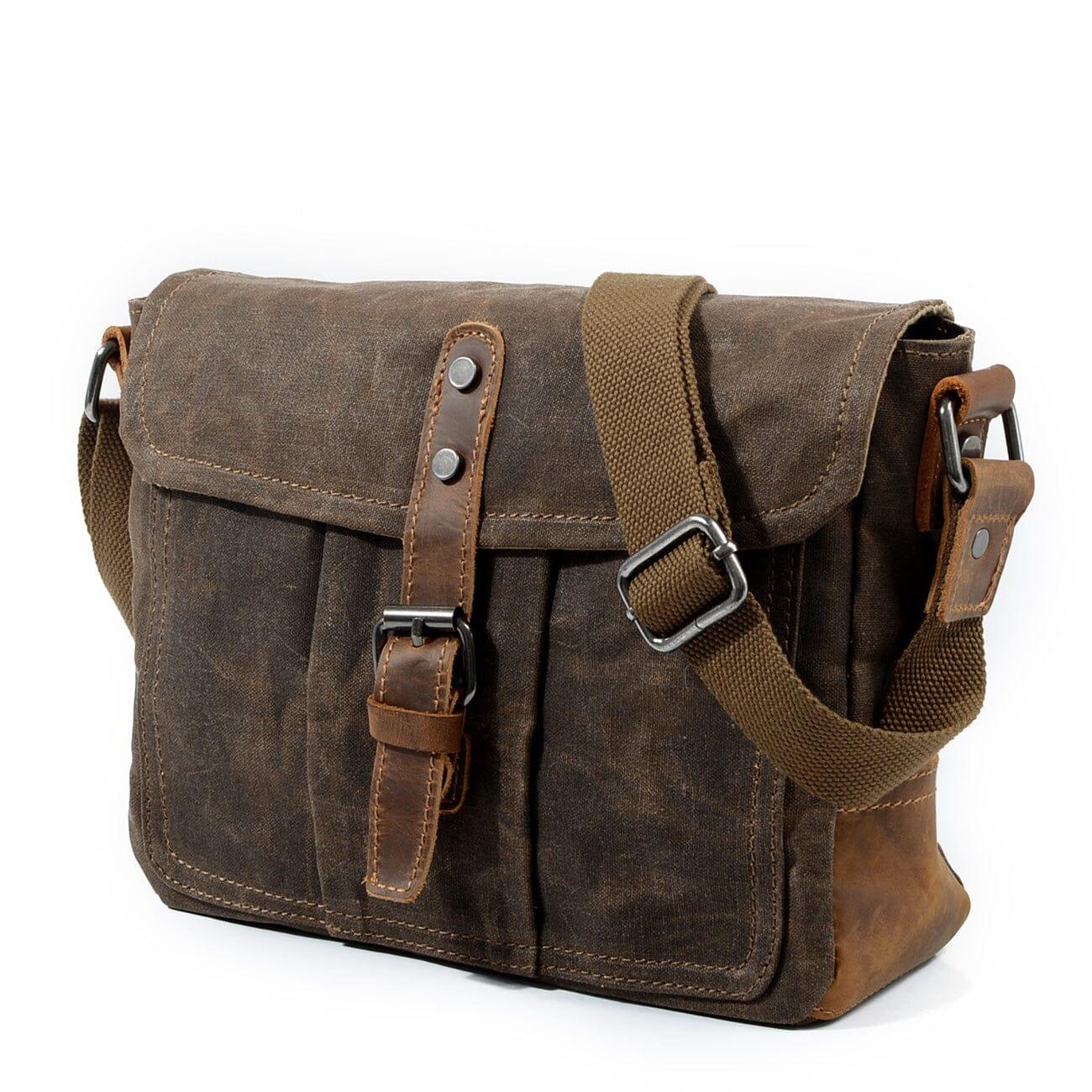 Lundgren™ | Liten Canvasaxelväska - Milafashion-se.com