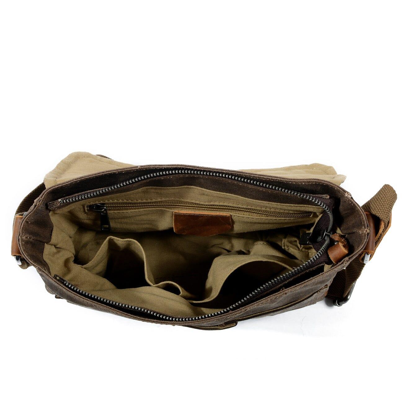Lundgren™ | Liten Canvasaxelväska - Milafashion-se.com