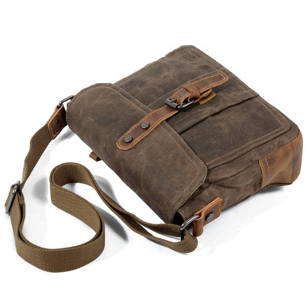 Lundgren™ | Liten Canvasaxelväska - Milafashion-se.com