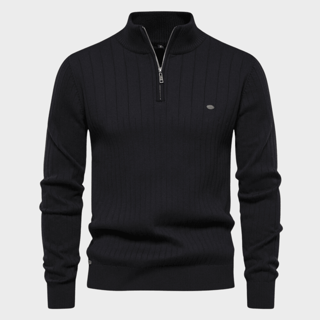 Oscar™ | Bekväm Tröja med Dragkedja - Milafashion-se.com