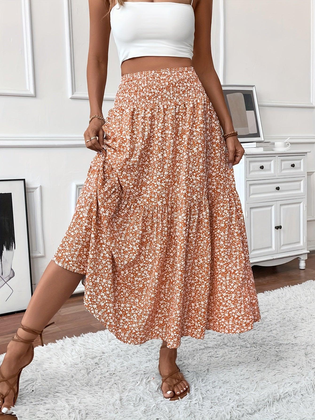 Anna Ditsy Floral Skirt
