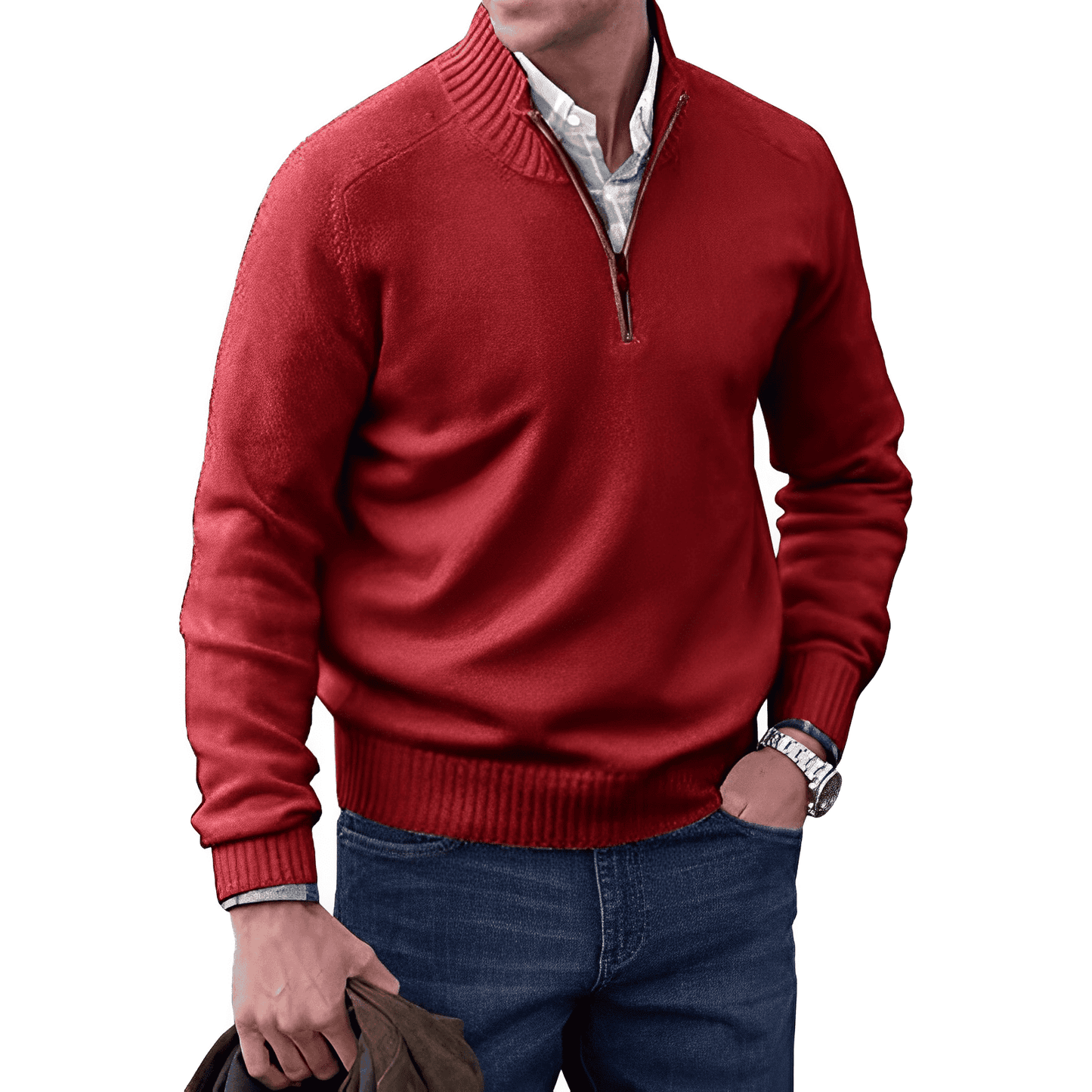 Silvano™ | Zip-Pullover i Elegant Design - Milafashion-se.com