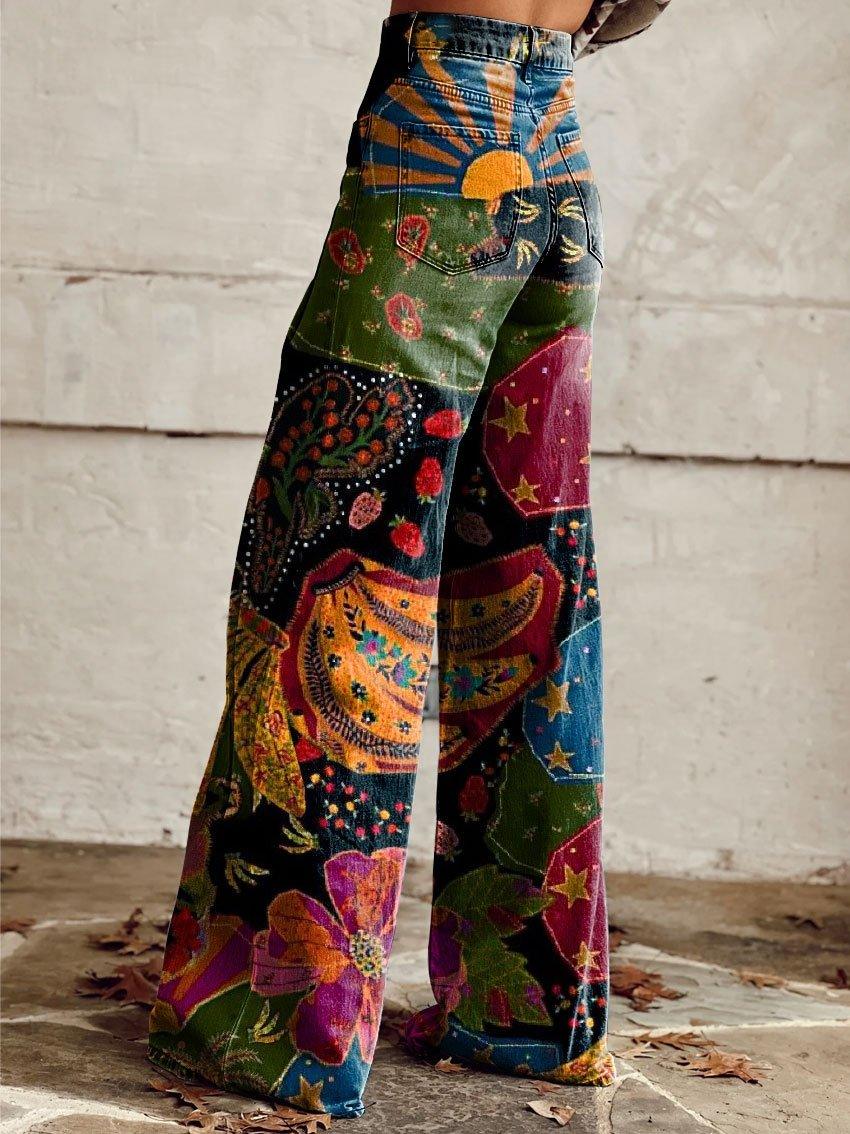 Lova™ | Boho Vintage Byxor - Milafashion-se.com