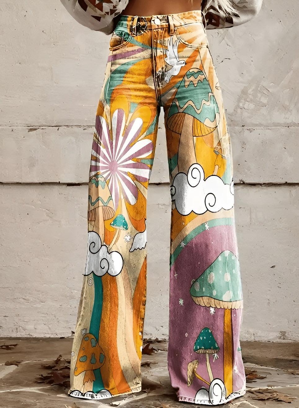 Lova™ | Boho Vintage Byxor - Milafashion-se.com