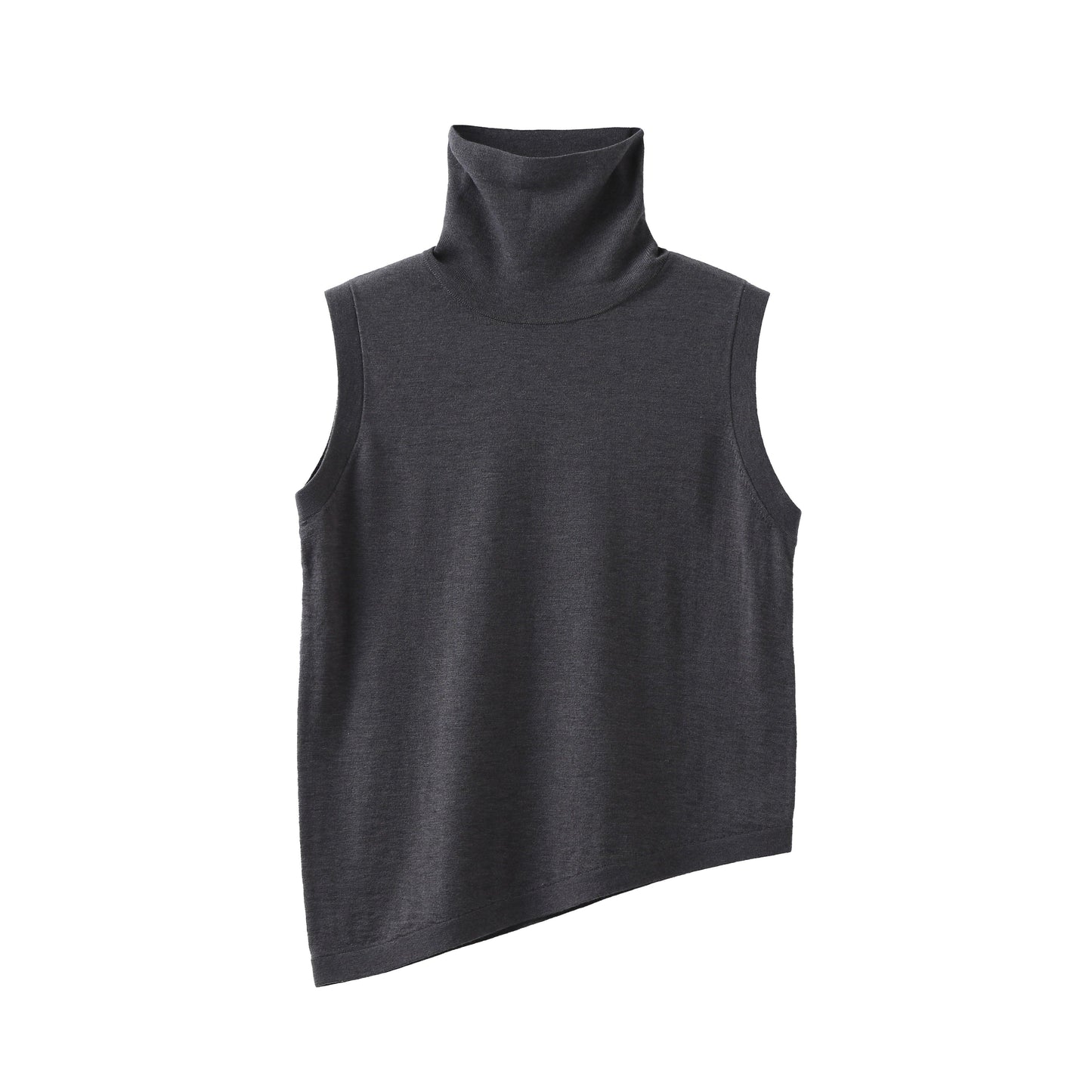 LUSSO Acrilico Crop Turtleneck Sweater - Milafashion-se.com