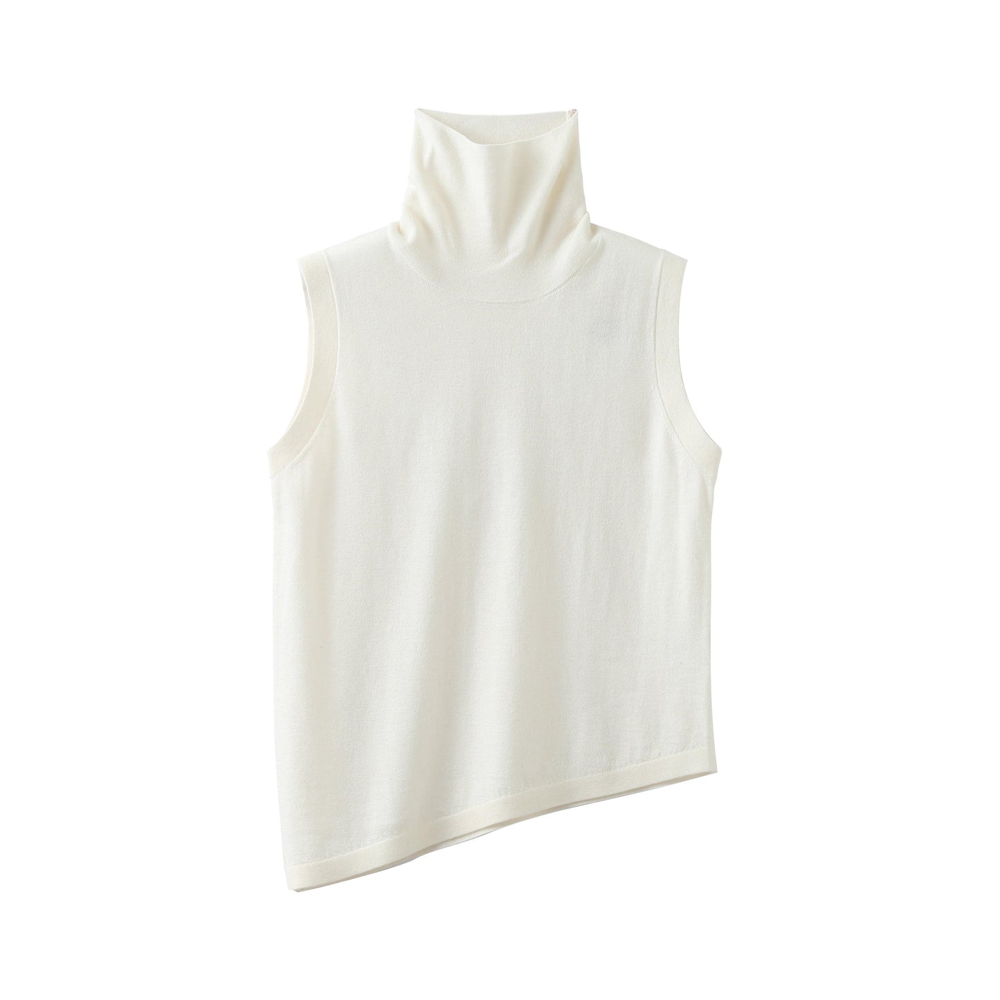 LUSSO Acrilico Crop Turtleneck Sweater - Milafashion-se.com
