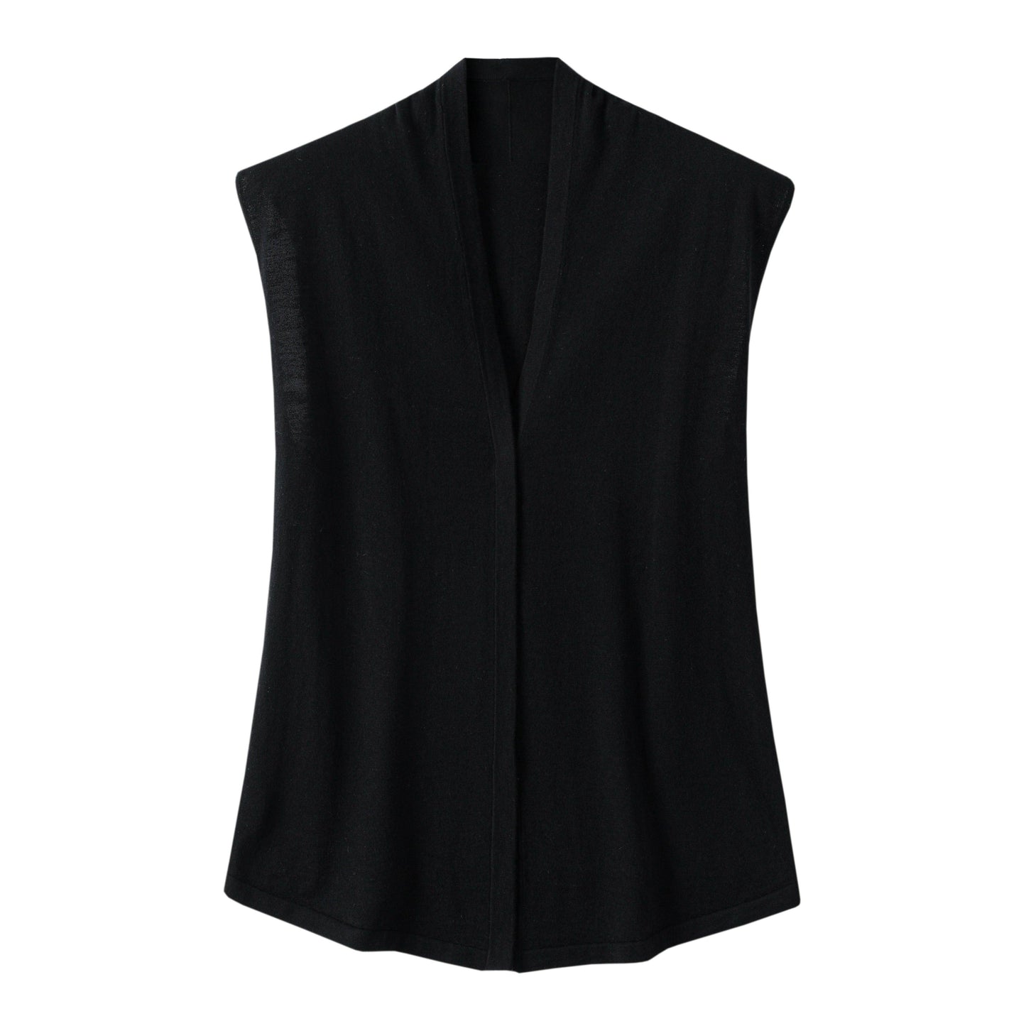 LUSSO Acrilico Sleeveless Cardigan - Milafashion-se.com