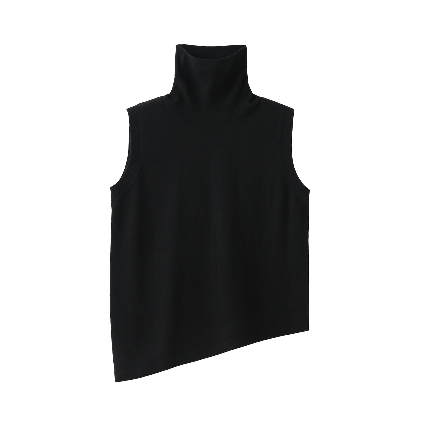 LUSSO Acrilico Crop Turtleneck Sweater - Milafashion-se.com