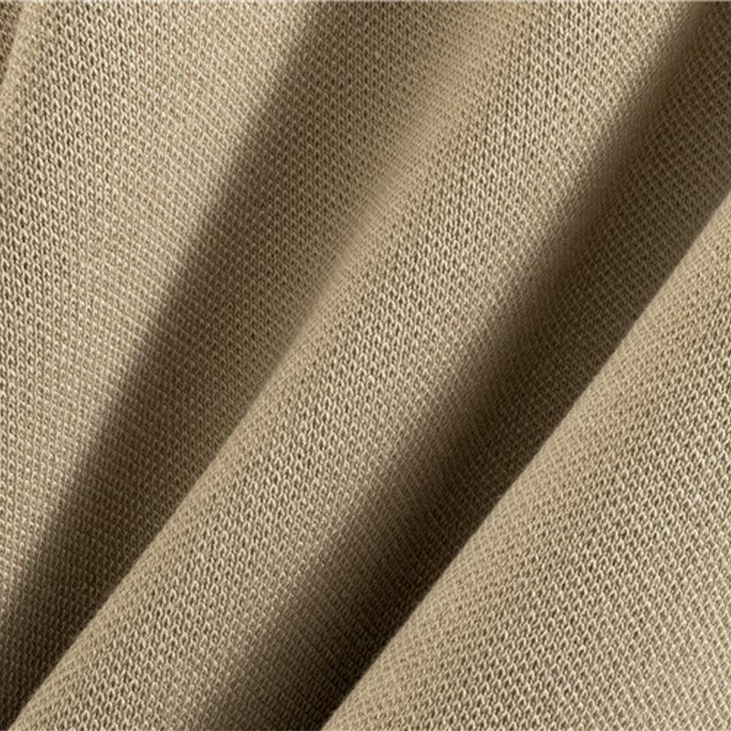 Guldknapp mjuk stickad tvådelad set - Milafashion-se.com