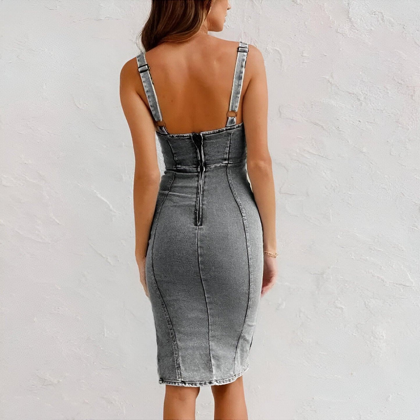 ESNYR | DENIM KLÄNNING - Milafashion-se.com