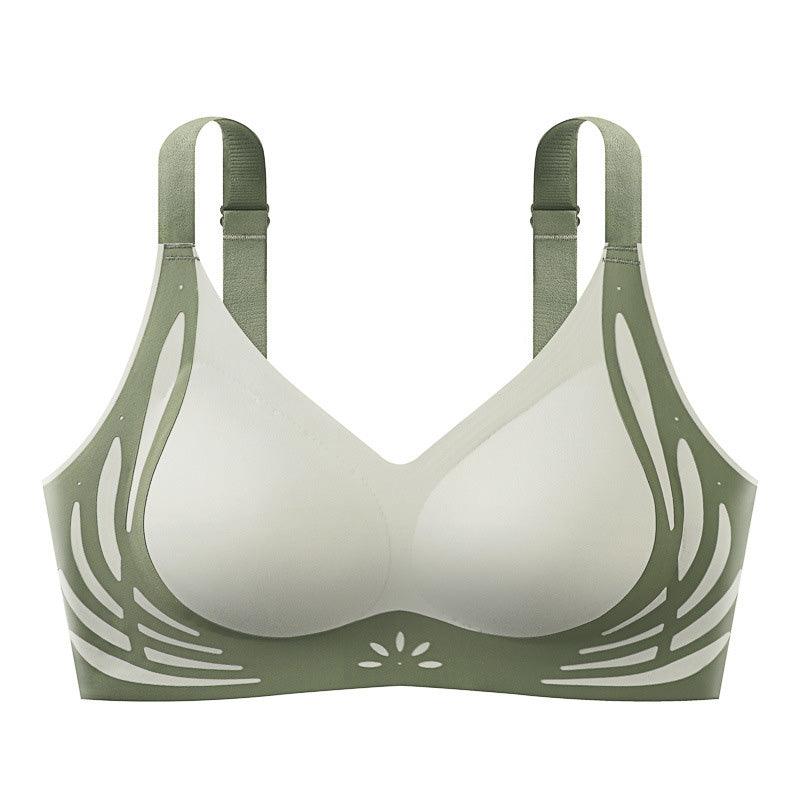 ✨REA 50% RABATT✨Clash of colours icke-märkande anti-gravity lift bygelbehå utan stålring som samlar behån - Milafashion-se.com