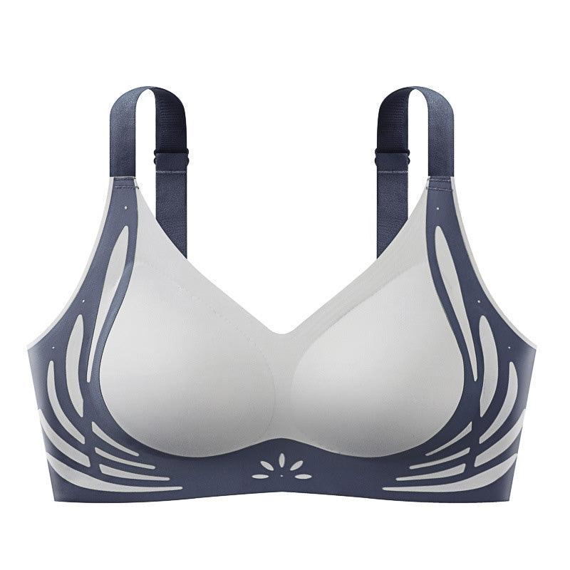 ✨REA 50% RABATT✨Clash of colours icke-märkande anti-gravity lift bygelbehå utan stålring som samlar behån - Milafashion-se.com
