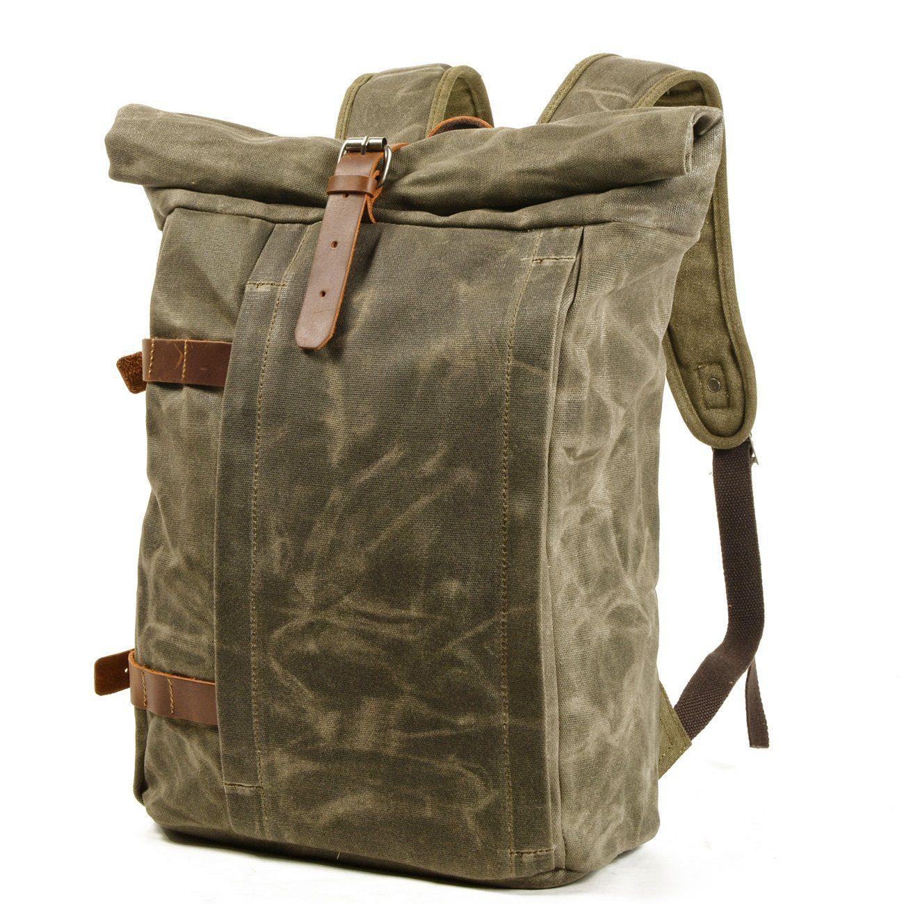Svensson™ | Canvas Motorcykelryggsäck - Milafashion-se.com