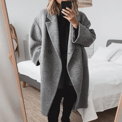Harper - Classic Winter Overcoat - Milafashion-se.com