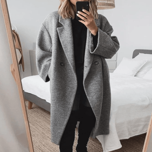 Harper - Classic Winter Overcoat - Milafashion-se.com