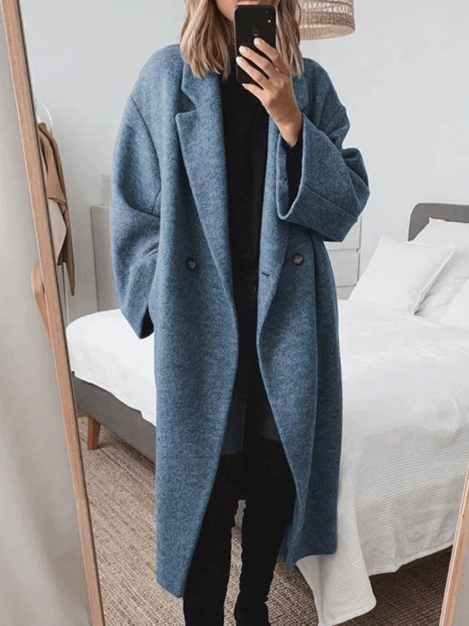 Harper - Classic Winter Overcoat - Milafashion-se.com